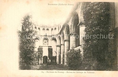 Fecamp Ruines de l Abbaye de Valmont