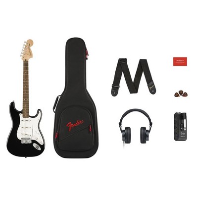Squier Affinity Stratocaster Mustang Micro Pack - E-Gitarren Anfänger Set