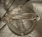 Vintage Clear Glass Basket With Handle Planter Display Candy Dish Decor Spring — photo 5