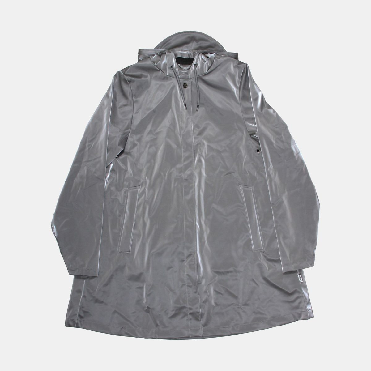 Rains A line W Jacket / Size S / Long / Mens / Grey / Polyurethane
