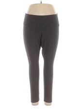 Adidas Women Gray Active Pants 3X Plus