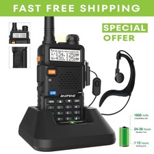 Digital Handheld Radio Scanner Fire Police VHF FM EMS Ham 2 Way Transceiver Dual