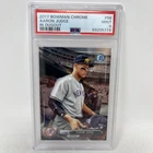 2017 BOWMAN CHROME IN DUGOUT #56 AARON JUDGE ROOKIE CARD RC PSA 9 SP VARIATION