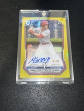 2026 Bowman Chrome 1st Matthew Ferrara Yellow Refractor Auto /75