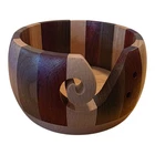 Wooden yarn yarn bowl bowl hand knitting yarn bowl wool bowl knitting crochet wood