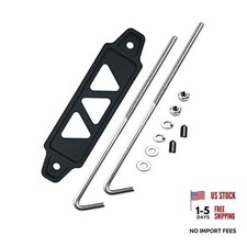 Black Aluminum Tie Down Bracket Battery Hold Down Sets