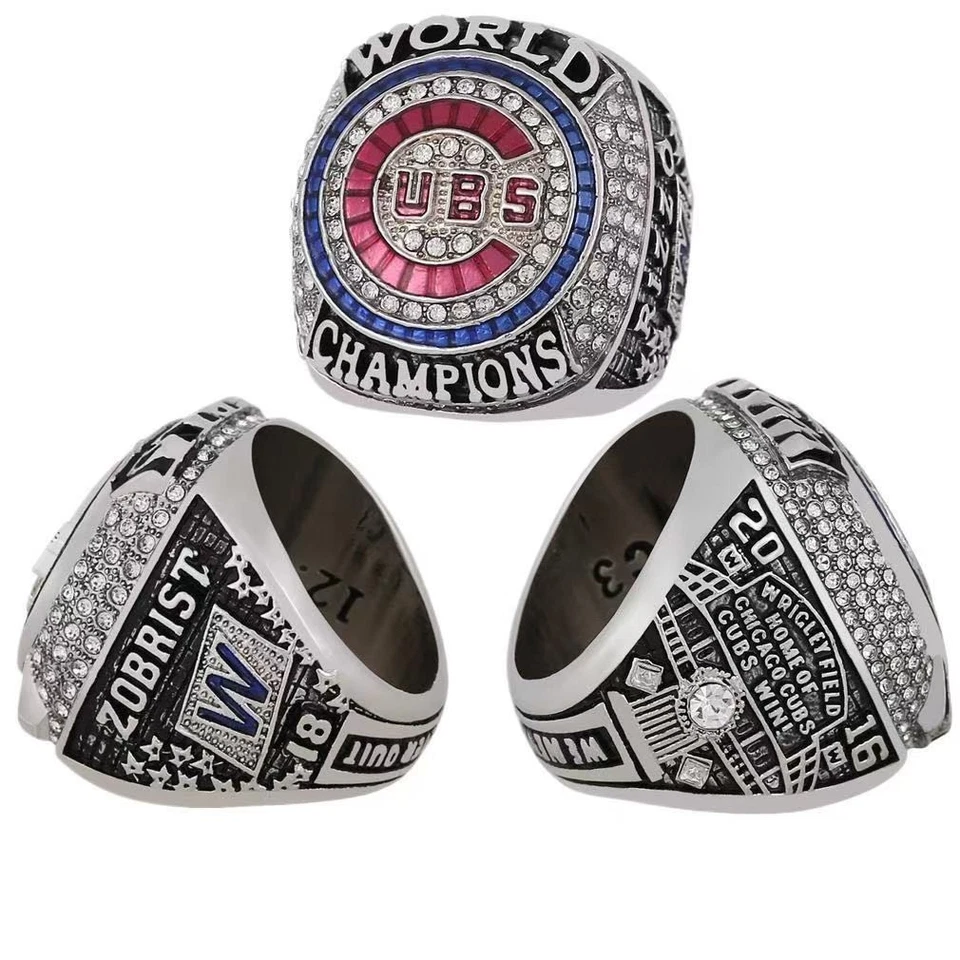Anillo Campeonato Serie Mundial Chicago Cubs 2016 Talla 11 Foto 3 de 4