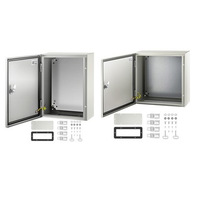 VEVOR 16'' 20'' 24'' Carbon Steel Electrical Enclosure IP65 Wall Mount Junction