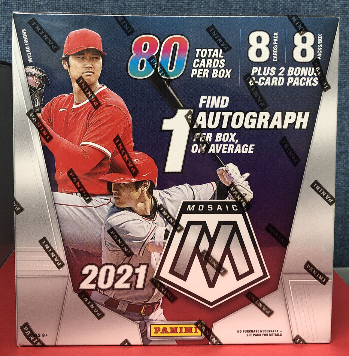 Gorgeous 2021 Panini Popularity Baseball Mosaic Box Sealed Factory Mega