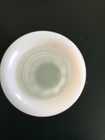 E.O. BRODY CO. USA MILK WHITE GLASS BUD VASE- QUILTED WAFFLE SQUARE  -8.75 IN. — photo 2