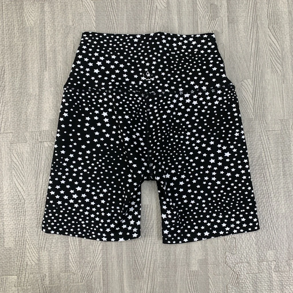 beyond-yoga high waisted stars jacquard bike shorts