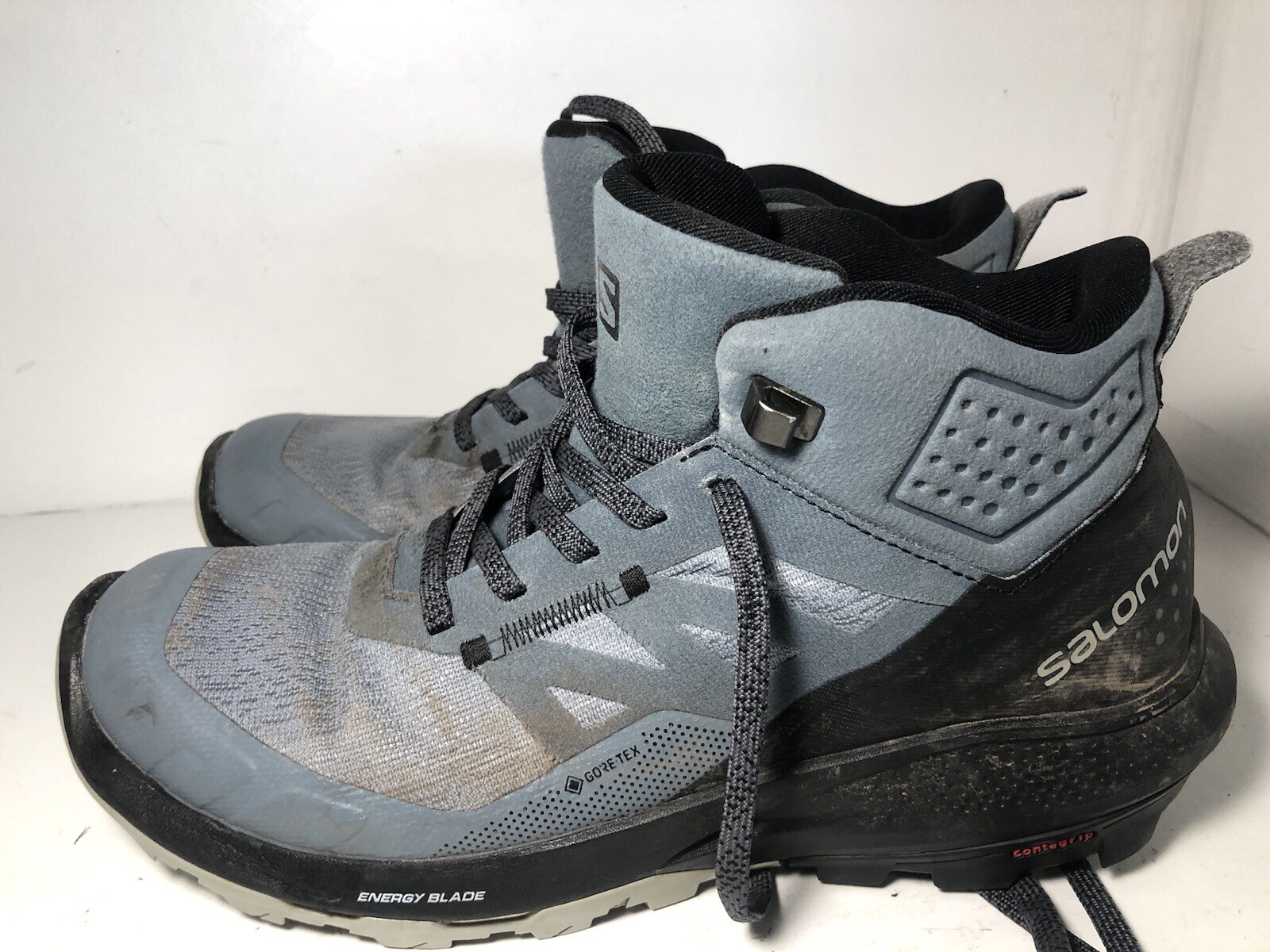 Scarpe da corsa Salomon Outpulse GTX sneakers blu rosa trail impermeabili donna 7