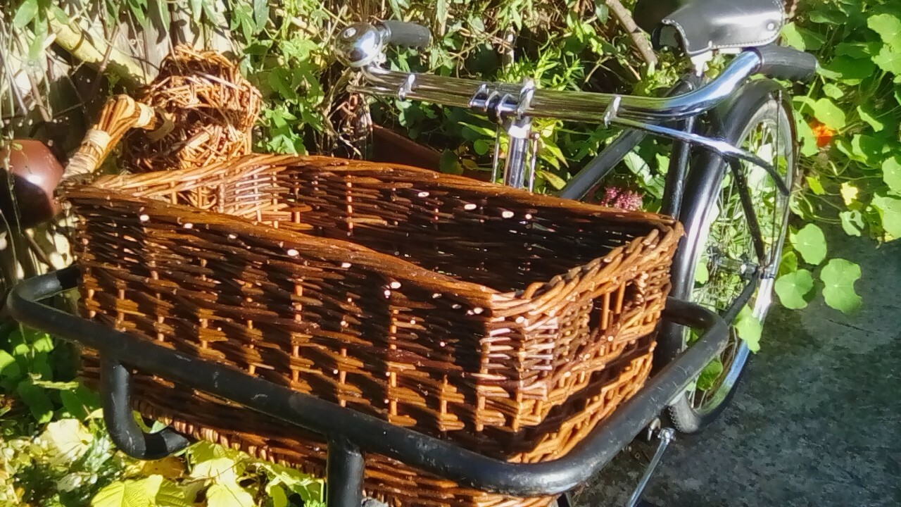 butchers bike willow basket MADE TO ORDER please read description eBay