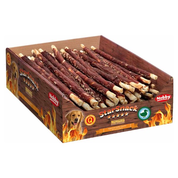 Nobby Starsnack Wrapped Duck L 2,6 Kg / 25 Cm / Sparpaket, UVP 80,19 EUR-image