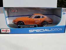 MAISTO 1971 DATSUN 240Z ORANGE 31170 1:18 SCALE NEW OLD STOCK BOXED