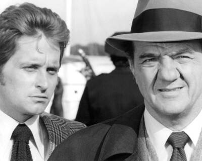 Karl Malden as Lt Mike Stone and Michael Douglas as Inspector Stev- Old Photo