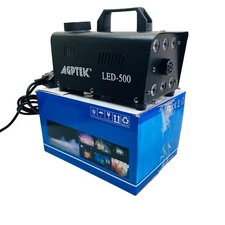 AGPTEK LED-500 Portable Fog Machine w/ Colorful Light Effects Parties No Remote