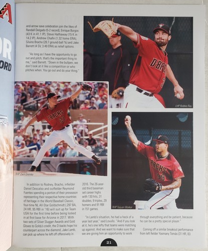 2017 Colorado Rockies Arizona Diamondbacks Spring Training Program Arenado - Picture 3 of 4