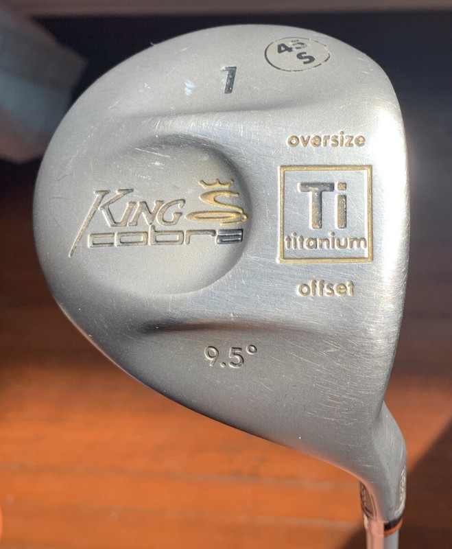 Offset Driver 9.5 Stiff 45" Titanium RH King Cobra 