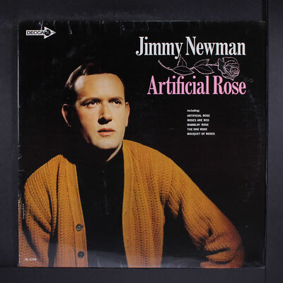 JIMMY NEWMAN: artifical rose DECCA 12'' LP 33 RPM Sealed