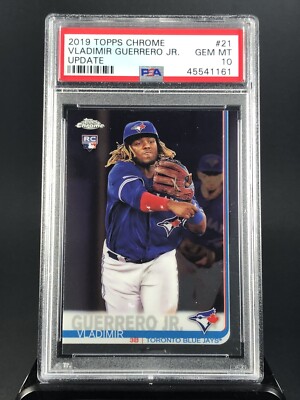 【PSA10】Guerrero Jr. 2019 Topps Chrome RC 2019 Topps Chrome Update PSA 10 Vladimir Guerrero Jr RC #21