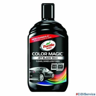 Polish Farbwachs Schwarz 500 ml Turtle Wax Color Magic Glanz Farbverbessert