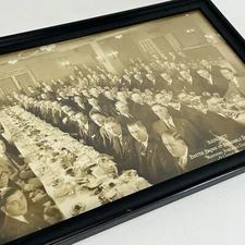 1920 Sievers Studio Panoramic 11x19 Photo Buster Brown Shoes Banquet St Louis MO