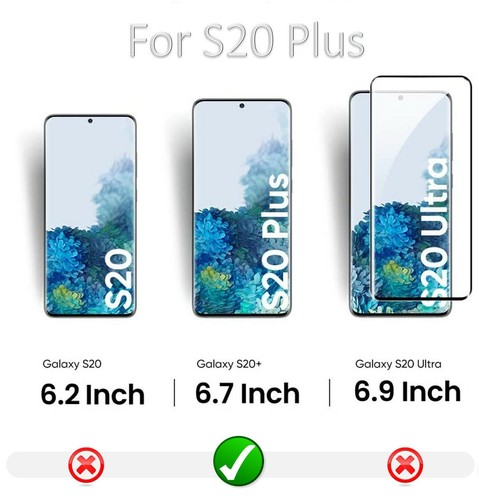 UV Tempered Schutzglas Schutzfolie für Samsung Galaxy S20 / S20+ / S20 Ultra - Picture 13 of 14