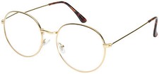 Retro Inspired Iconic Style Round Metal Frame Reading Glasses B5106