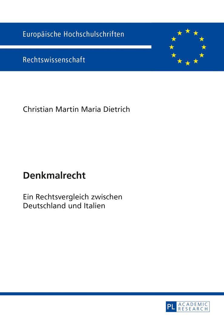 Thumbnail - Denkmalrecht Ein Rechtsvergleich Zwischen Deutschland Und Italien