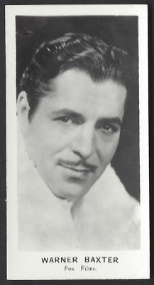 WALKERS (WTC) - FILMSTARS (TATLEYS) - WARNER BAXTER