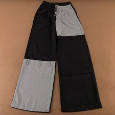 Fashion Nova Women's Size XS Black Gray Colorblock Mixed Signals Trouser NWT