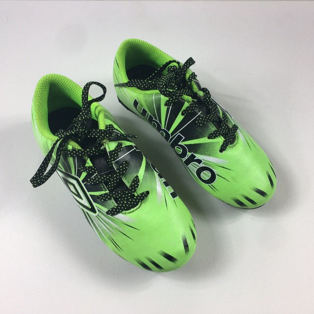 Umbro Neon Green Youth Size 11K Soccer Cleats Boys Package Cleat 17 eBay