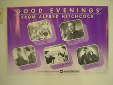 Alfred Hitchcock Poster I Confess Stage Old