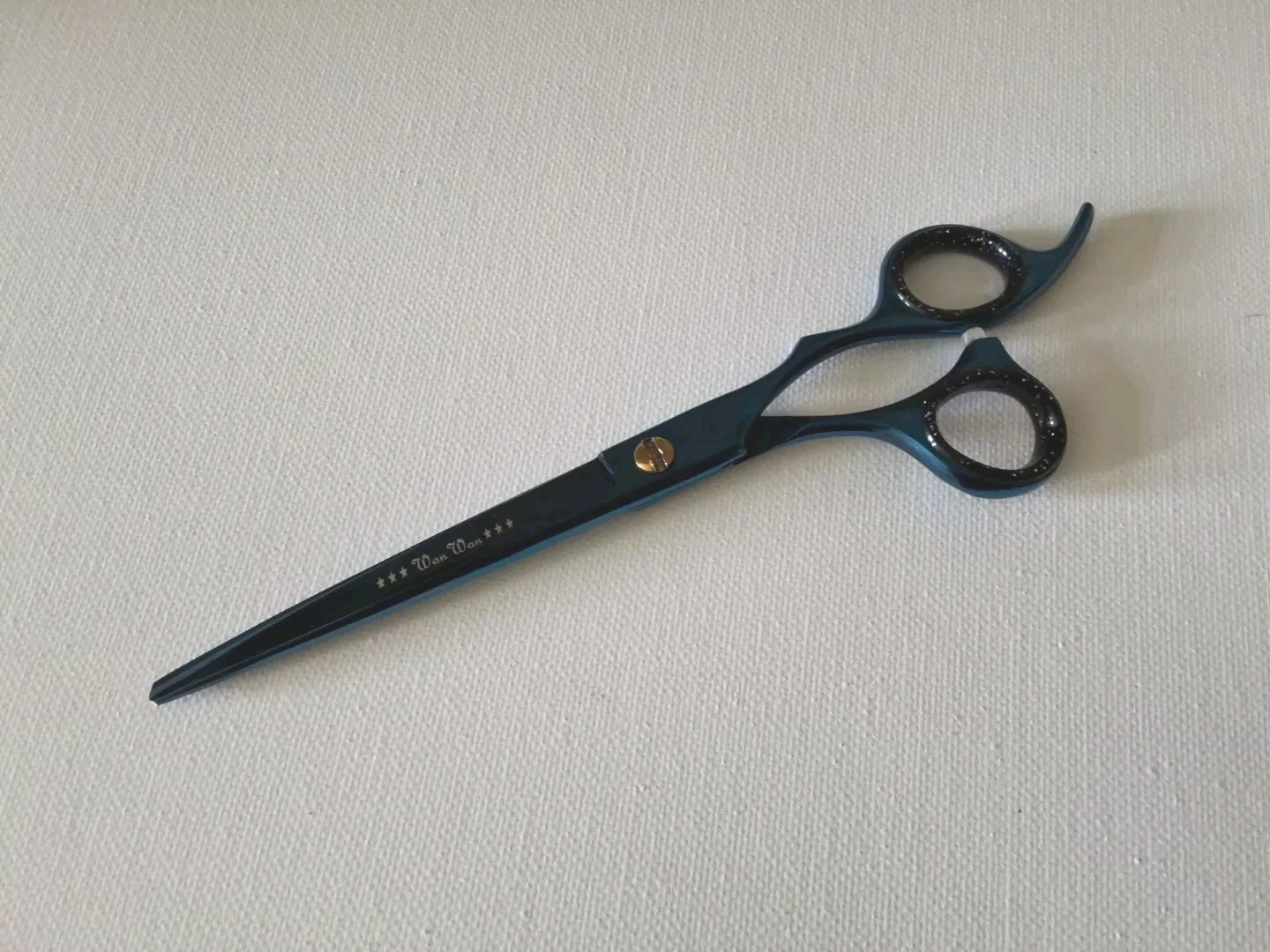 New Professional Dog 7.3" Pet Grooming Blue Titanium Scissor Razor Edge Scissors