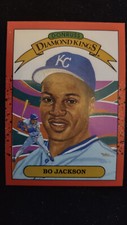1989 Donruss Diamond Kings Bo Jackson #1 Immaculate Condition Print Errors
