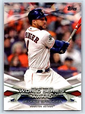 George Springer 2018 Topps MLB Awards Houston Astros #MLBA-50