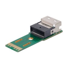 CY  PCI-E Slimline SAS 4.0 SFF-8654 4i 38pin to SFF-8654 38pin Male to Female