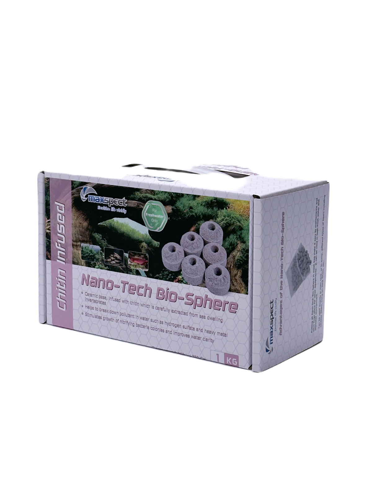 MAXSPECT CHITIN NANO TECH BIO SPHERE 1KG - 40/44PZ ACQUARIO DOLCE