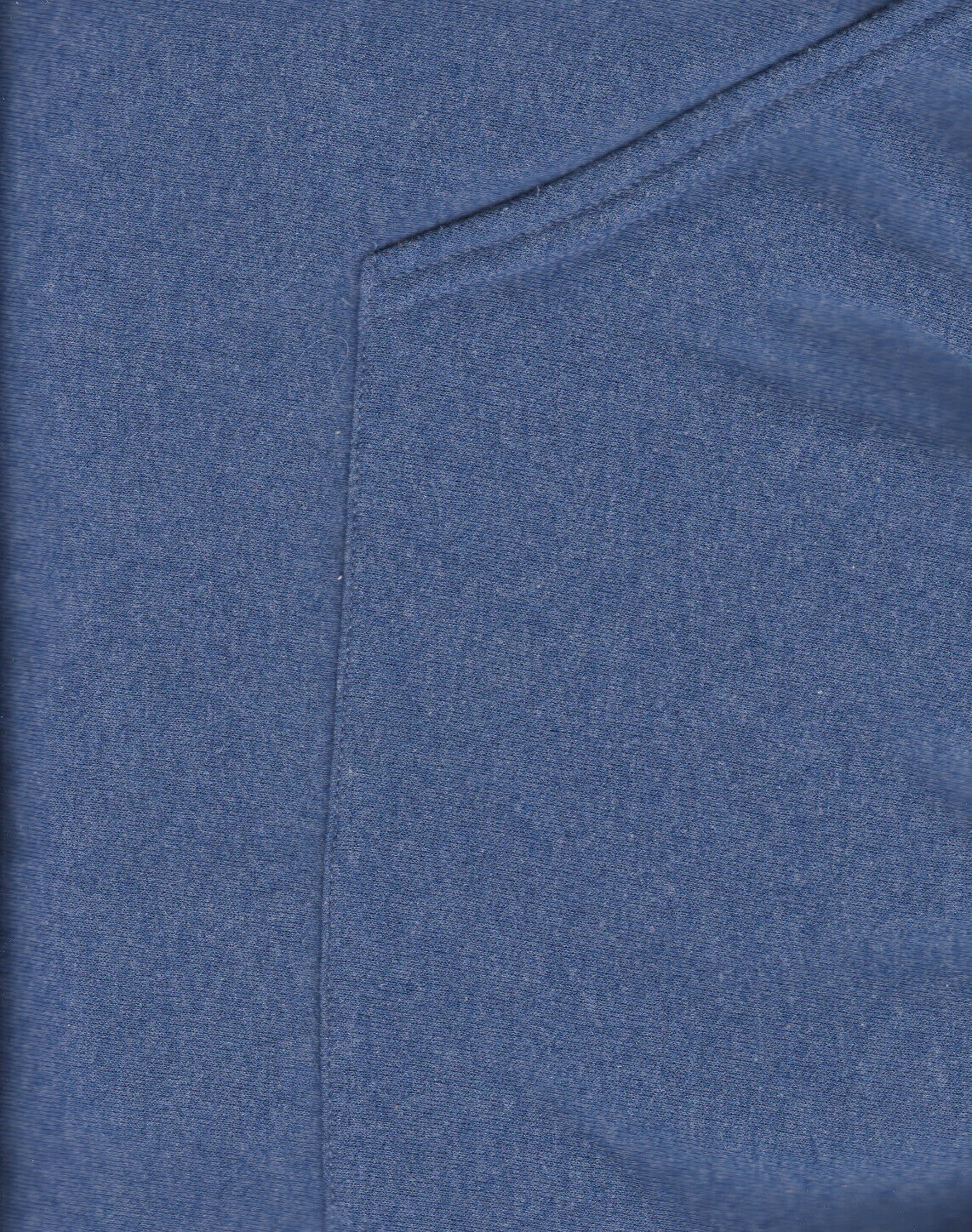 VETEMENTS Felpa Jerzees NuBlend blu denim con cappuccio cotone polipile taglia XXL nuova