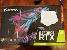 GIGABYTE AORUS GeForce RTX 3070 Ti MASTER 8GB GDDR6X Graphics Card