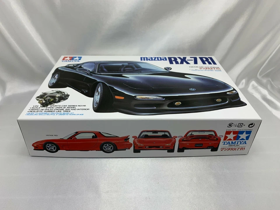 Tamiya 1/24 Sports Car Series n.116 Mazda RX-7 R1 Plastic Model 24116 - Immagine 4 di 4