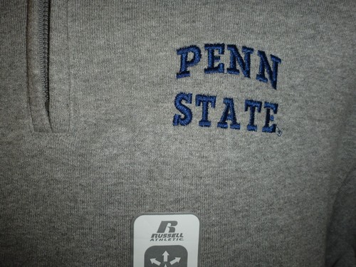 Russell Athletic Penn State Quarter Zip Men's Pullover Sweatshirt, Medium - Picture 2 of 5