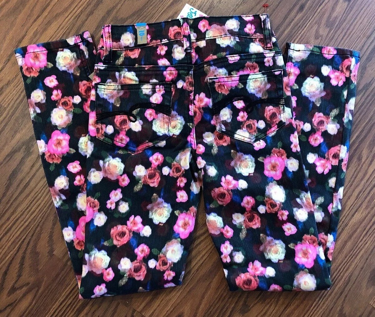 Justice Girls Size 10.5 Plus Simply Low Bootcut Jeans Y2k Vintage