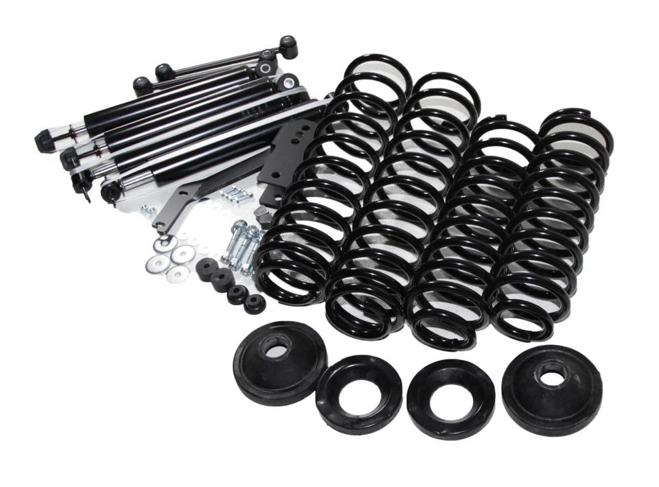 3.25" Lift Kit For Jeep Wrangler JK 4-Door 2007-2018 Coil Springs Shocks Bracket - Image 3 of 4