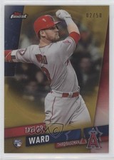 2019 Topps Finest Extended Set Gold Refractor 2/50 Taylor Ward #115 08jk