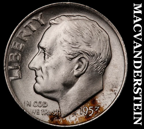 1953-D Roosevelt Dime- Silver Choice Gem Brilliant Uncirculated  #i4097
