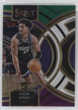 2023 Panini Select Premier Level Green White Purple Prizm Colby Jones #132 0b3