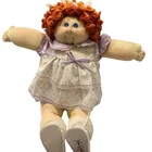 Xavier Roberts CABBAGE PATCH KID Soft Sculpture Cloth Face Girl Doll Red Curly