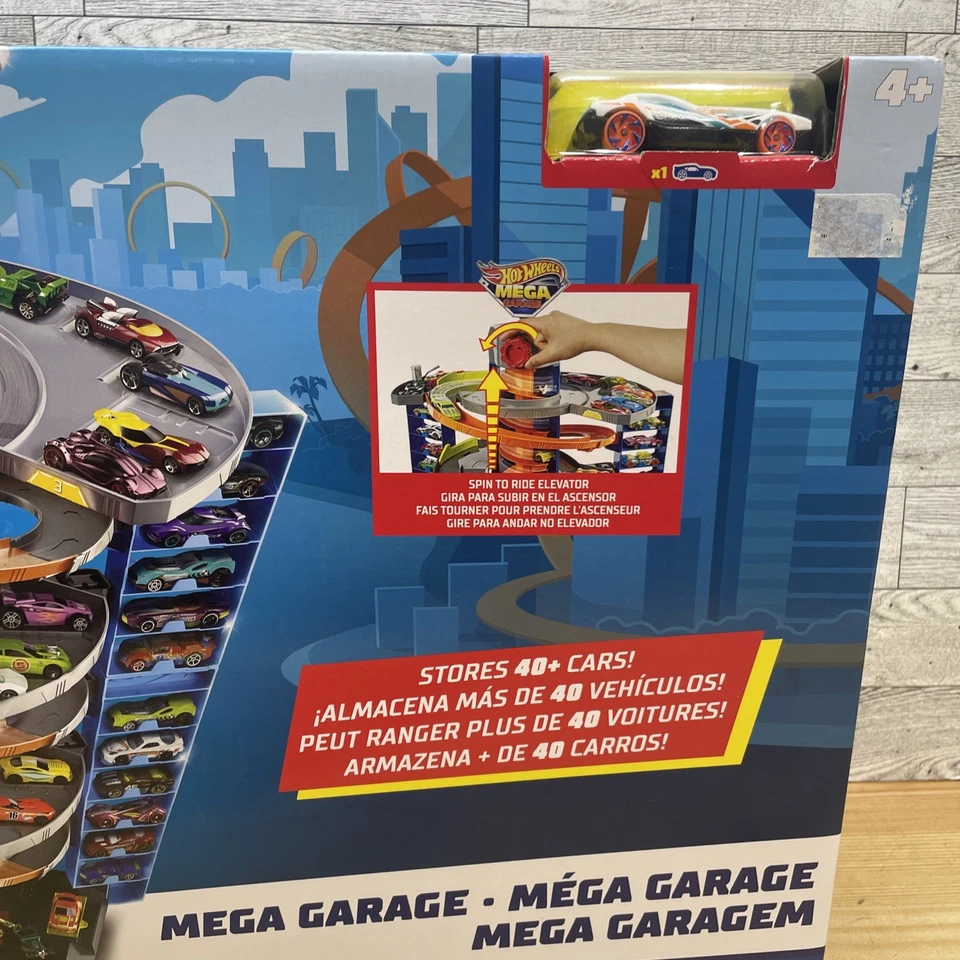 Mattel Hot Wheels 2’ Tall City Brand New Mega Garage Toy Car NEW Fast Shipping! - Image 4 of 4